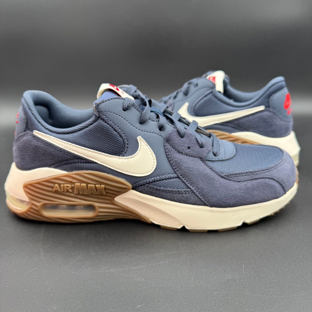 Nike Air Max 90 SE Navy Suede Gum Sole Men's Size 11 DM0034 400